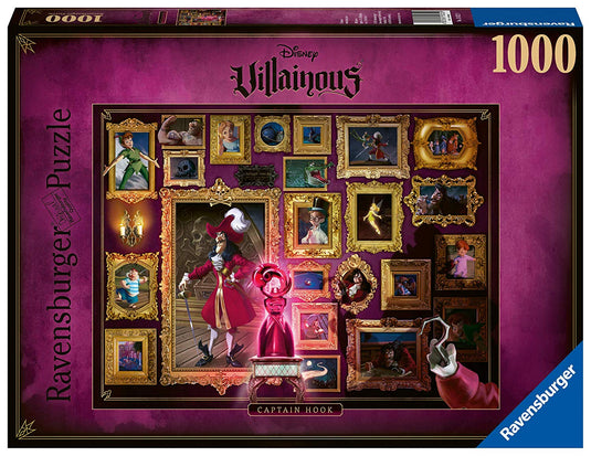 Disney Villainous: Captain Hook 1000 Piece Jigsaw Puzzle by Ravensburger - 2