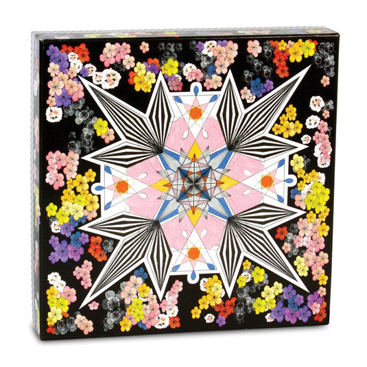 Flowers Galaxy Double-Sided 500 Piece Jigsaw Puzzle by Galison - 1
