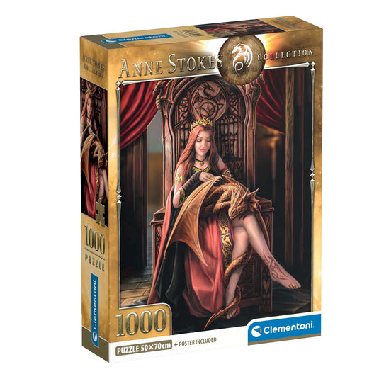 Anne Stokes: Friends Forever 1000 Piece Jigsaw Puzzle by Clementoni Puzzles - 1