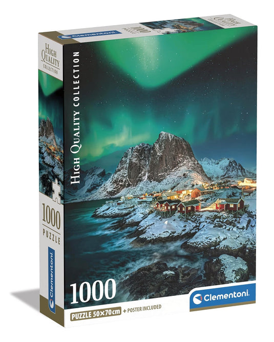 Lofoten Islands 1000 Piece Jigsaw Puzzle by Clementoni Puzzles - 1