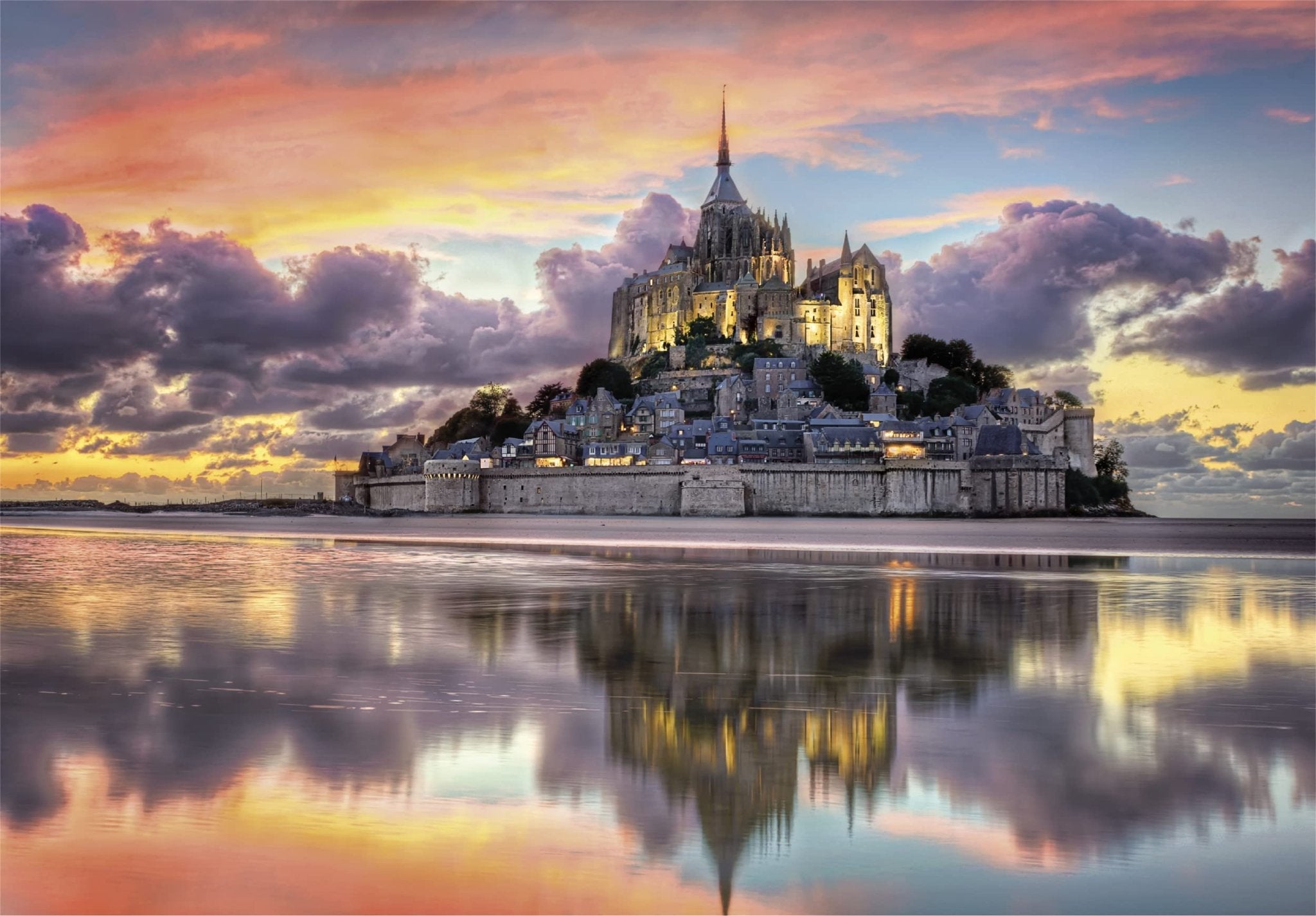 Magnificent Mount Saint-Michel 1000 Piece Jigsaw Puzzle by Clementoni Puzzles