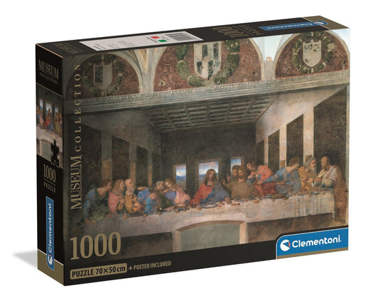 Museum: The Last Supper - Da Vinci 1000 Piece Jigsaw Puzzle by Clementoni Puzzles - 1