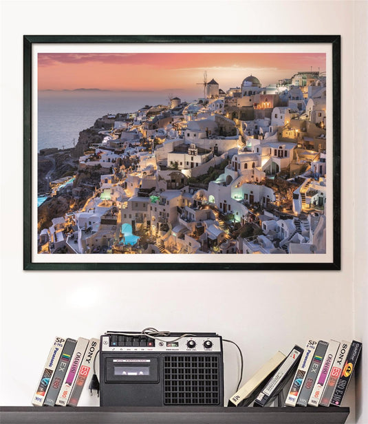 Shades Of Santorini 1000 Piece Jigsaw Puzzle by Clementoni Puzzles - 4