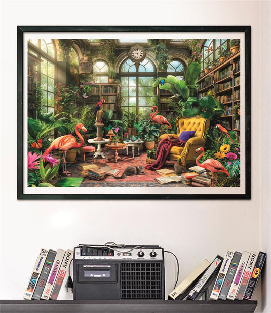 The Greenhouse Library 1000 Piece Jigsaw Puzzle by Clementoni Puzzles - 5