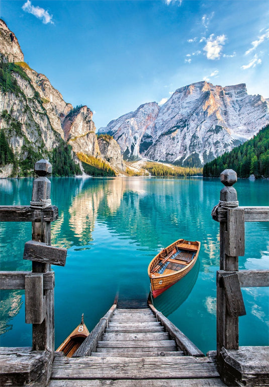 Braies Lake 500 Piece Jigsaw Puzzle by Clementoni Puzzles - 2
