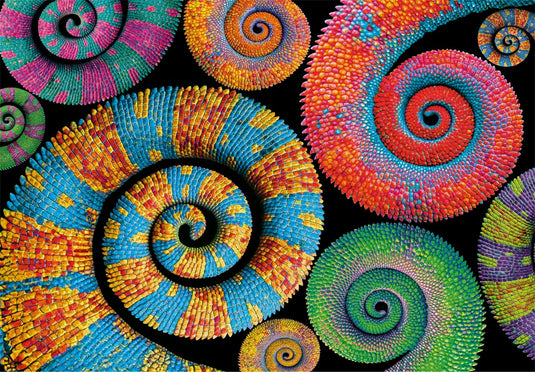 Colorboom: Curly Tails 500 Piece Jigsaw Puzzle by Clementoni Puzzles - 2