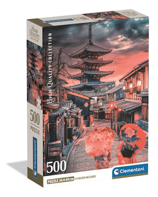 Evening In Kyoto 500 Piece Jigsaw Puzzle by Clementoni Puzzles - 1