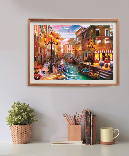 Sunset Over Venice 500 Piece Jigsaw Puzzle by Clementoni Puzzles - 4