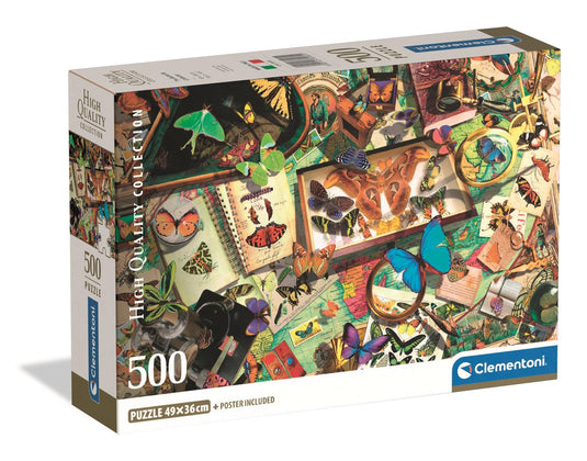 The Butterfly Collector 500 Piece Jigsaw Puzzle by Clementoni Puzzles - 1