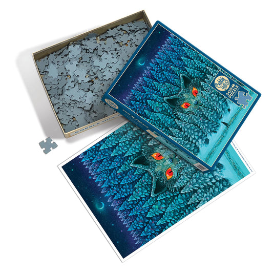 Be Wary the Silent Night 500 Piece Jigsaw Puzzle by Cobble Hill - 3