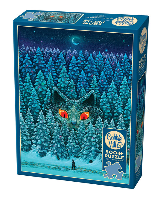 Be Wary the Silent Night 500 Piece Jigsaw Puzzle by Cobble Hill - 2