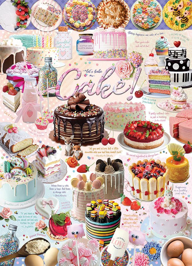 Cake Time 1000 Piece Jigsaw Puzzle by Cobble Hill