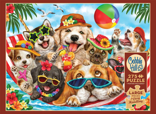 Hammock Party 275 Piece Jigsaw Puzzle by Cobble Hill - 2