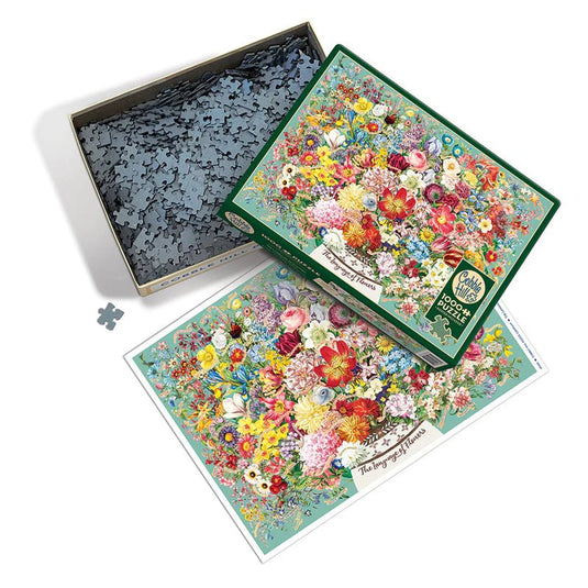The Language of Flowers 1000 Piece Jigsaw Puzzle by Cobble Hill - 2