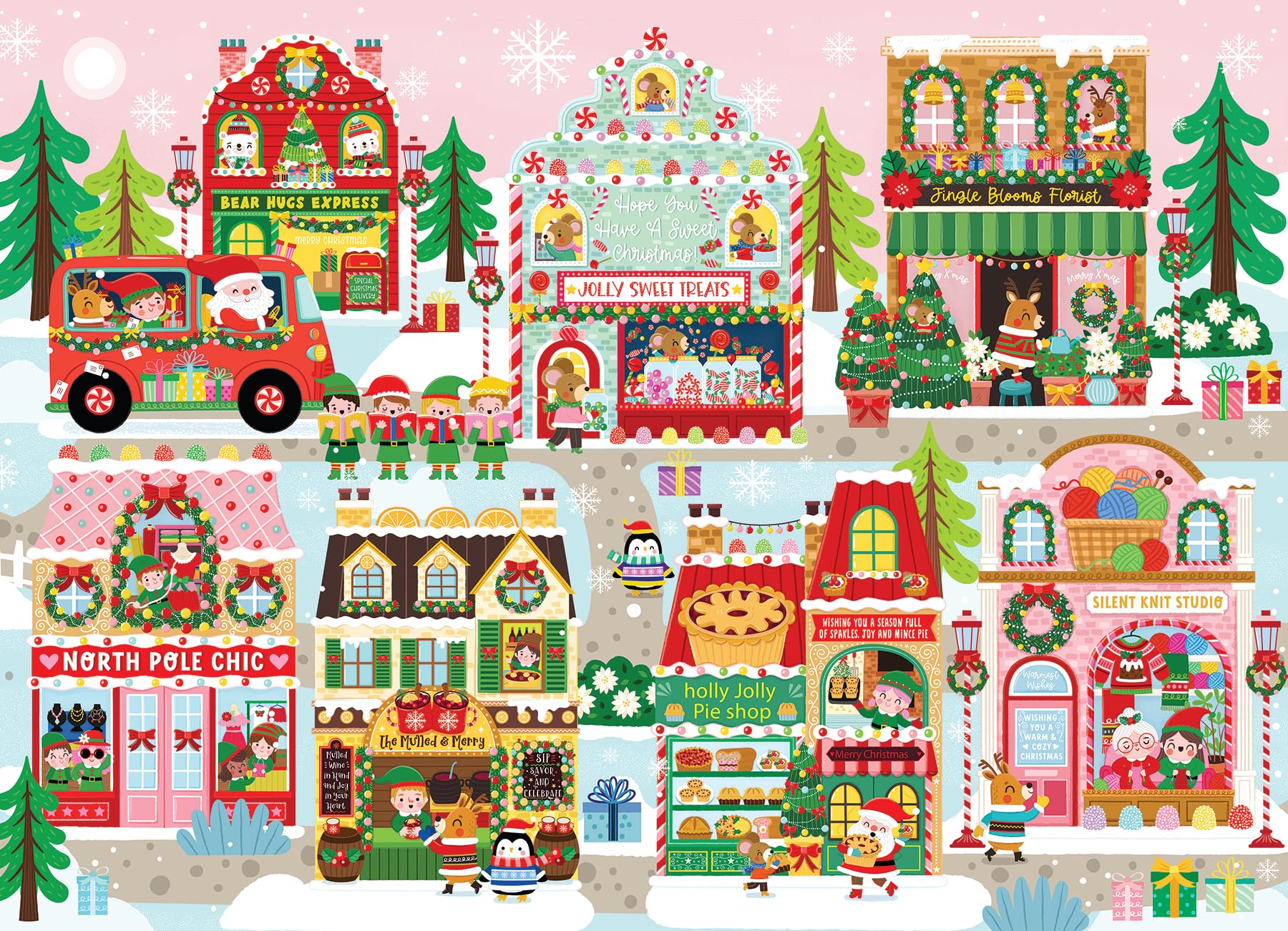 Tinsel Town (Family) 350 Piece Jigsaw Puzzle by Cobble Hill