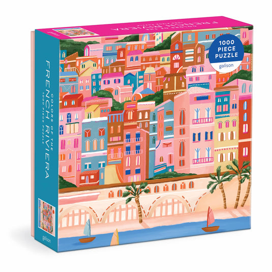 Colors Of The French Riviera 1000 Piece Jigsaw Puzzle by Galison - 1