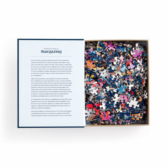 Constellations 101: Stargazing 500 Piece Jigsaw Puzzle by Galison - 2