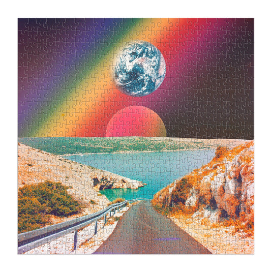 Cosmic Rainbow 500 Piece Jigsaw Puzzle by Galison - 3