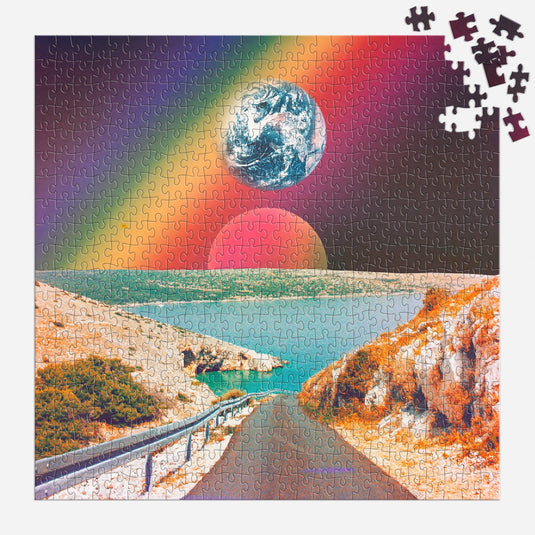 Cosmic Rainbow 500 Piece Jigsaw Puzzle by Galison - 4