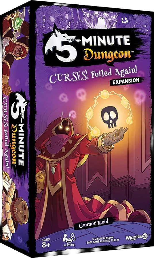 5 Minute Dungeon: Curses! Foiled Again! Board Game Expansion by Wiggles 3D