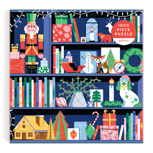 Deck the Shelves 1000 Piece Jigsaw Puzzle by Galison - 2