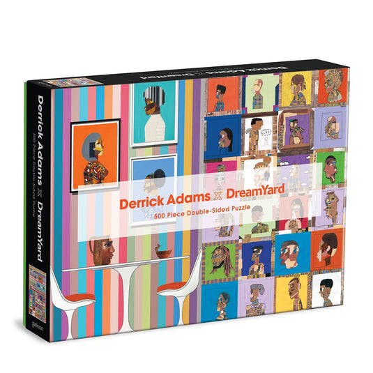 Derrick Adams x Dreamyard Double-Sided 500 Piece Jigsaw Puzzle by Galison - 1