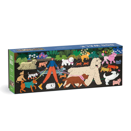 Dog Walk 1000 Piece Jigsaw Puzzle by Galison - 1