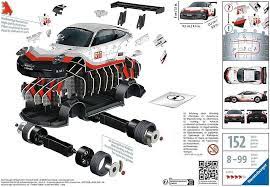 Porsche 911 GT3 108 Piece 3D Puzzle by Ravensburger - 2