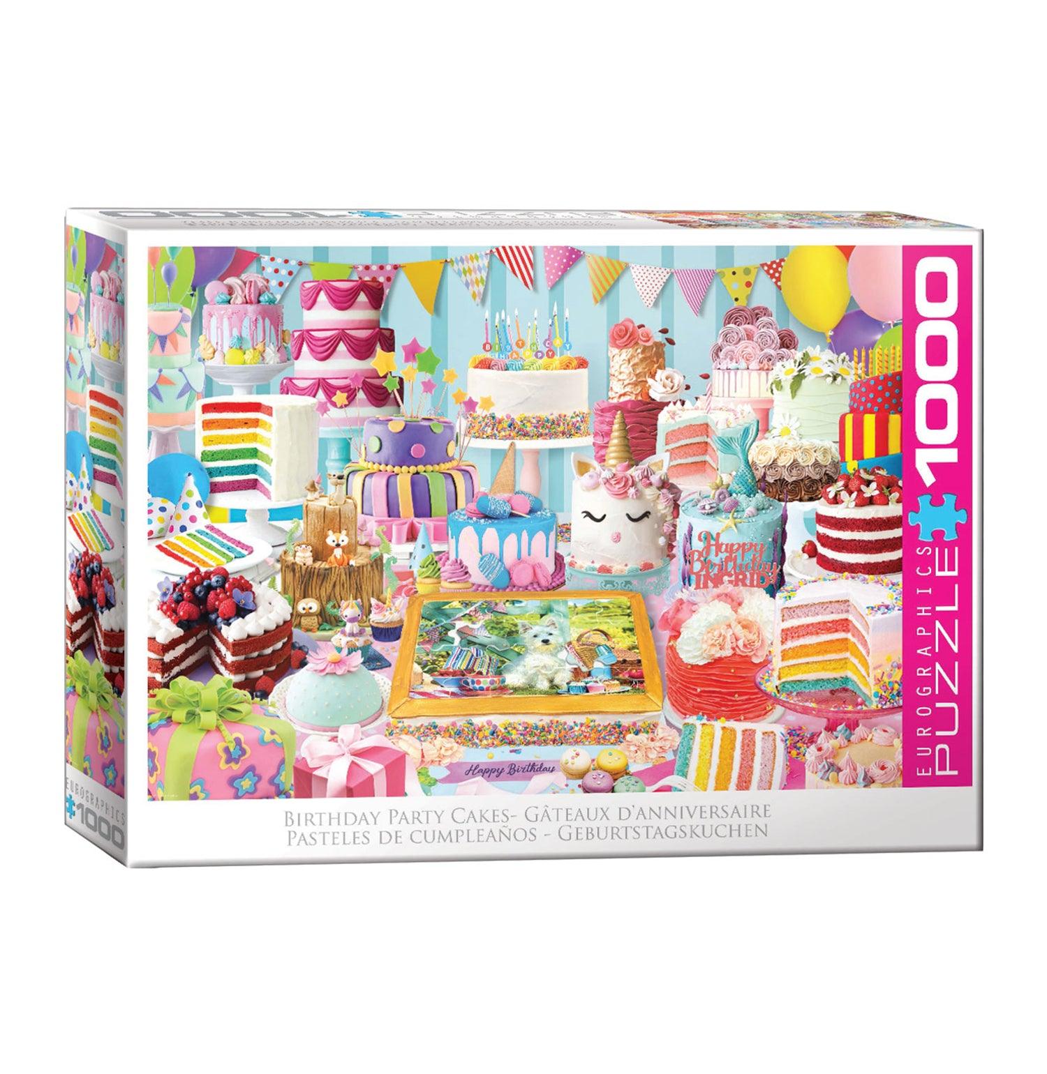 Birthday Cake Party 1000 Piece Jigsaw Puzzle by Eurographics