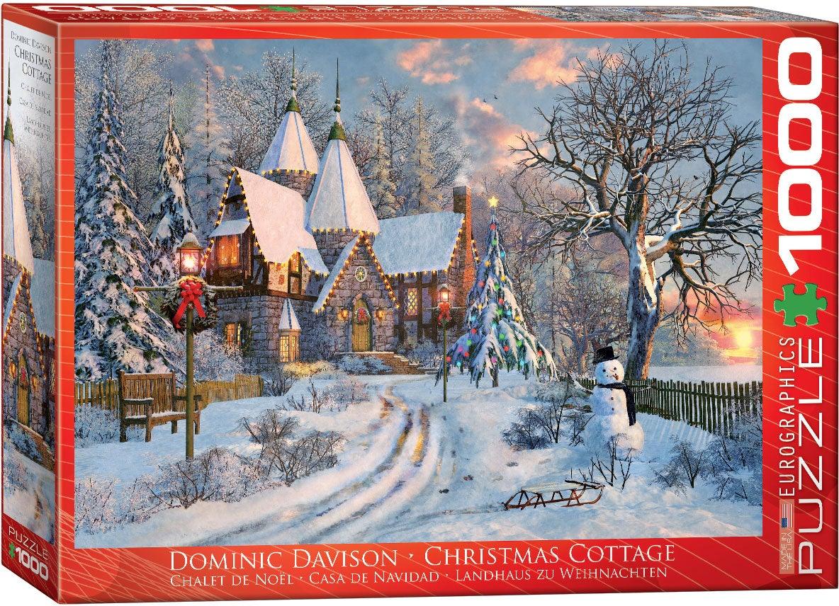 Christmas Cottage 1000 Piece Jigsaw Puzzle by Eurographics