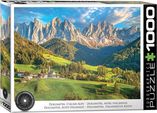Dolomites, Italian Alps 1000 Piece Jigsaw Puzzle by Eurographics - 1