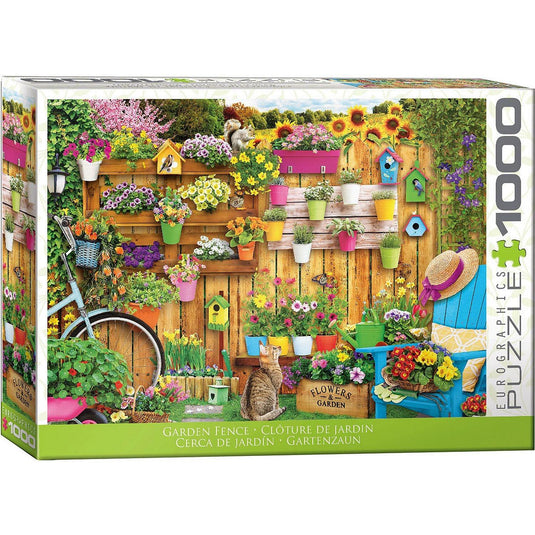 Garden Flowers 1000 Piece Jigsaw Puzzle by Eurographics - 1