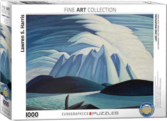 Lake and Mountains 1000 Piece Jigsaw Puzzle by Eurographics - 1