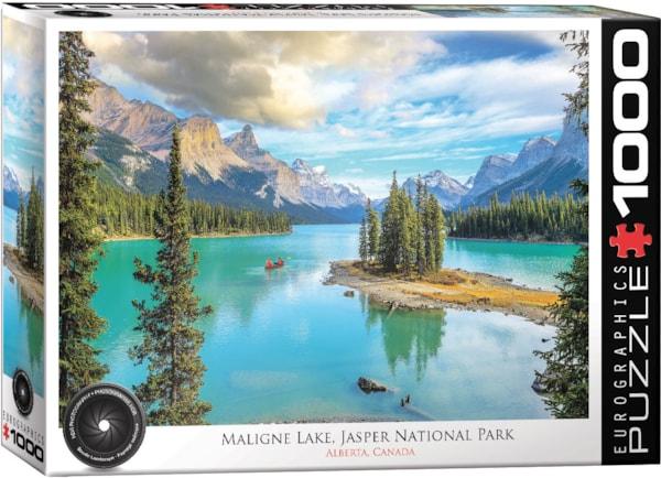 Maligne Lake, Alberta 1000 Piece Jigsaw Puzzle by Eurographics