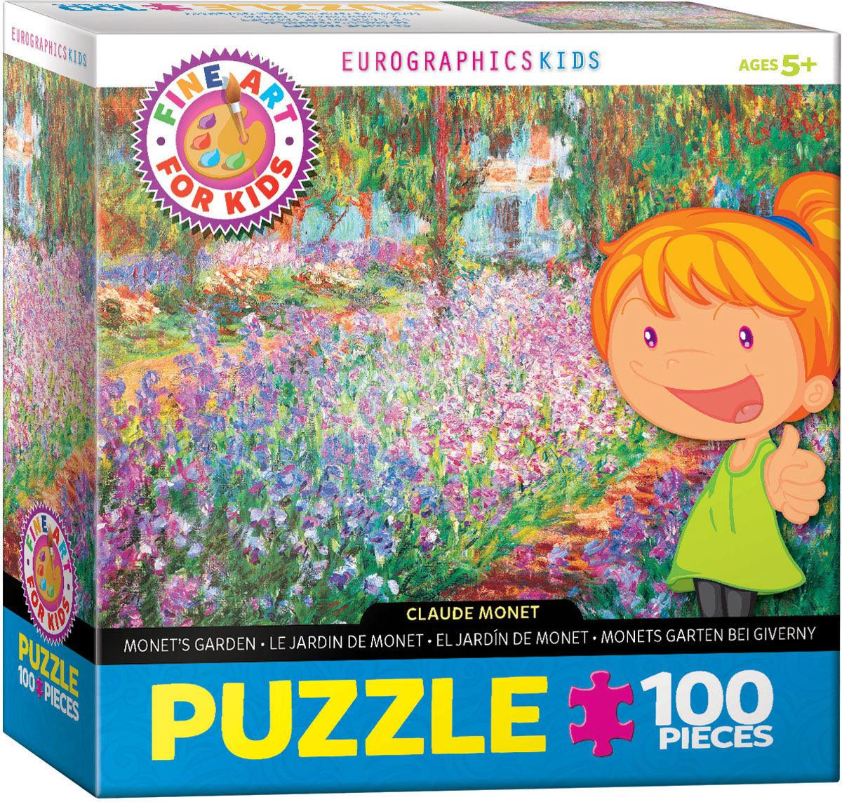Monet's Garden by Monet 100 Piece Jigsaw Puzzle by Eurographics