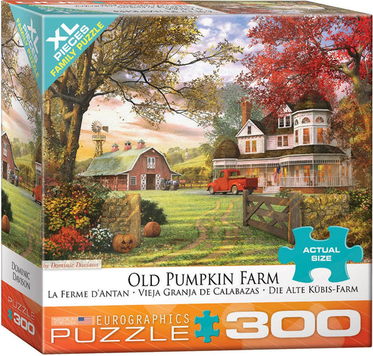 Old Pumpkin Farm byDavison 300 Piece Jigsaw Puzzle by Eurographics - 1