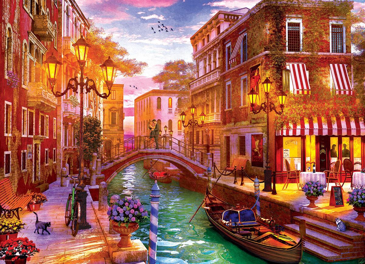 Sunset Over Venice by Davison 1000 Piece Jigsaw Puzzle by Eurographics