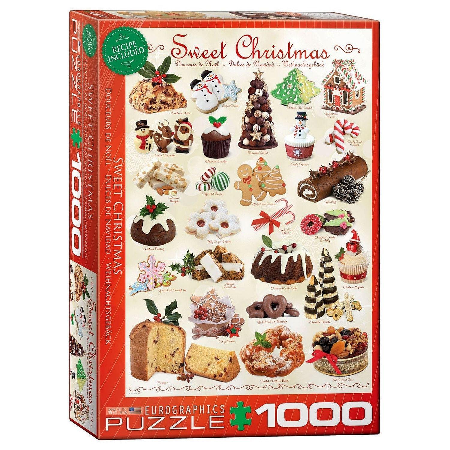 Sweet Christmas 1000 Piece Jigsaw Puzzle by Eurographics
