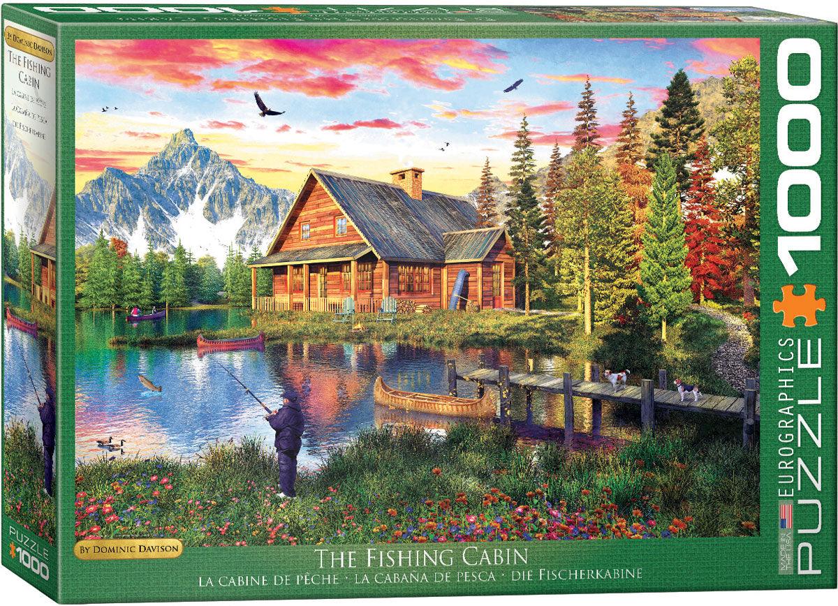 The Fishing Cottage by Davison 1000 Piece Jigsaw Puzzle by Eurographics