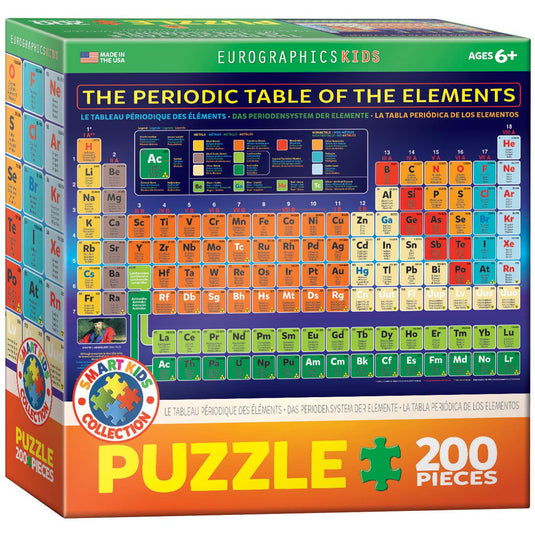 The Periodic Table of the Elements 200 Piece Jigsaw Puzzle by Eurographics - 1
