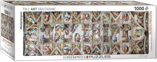 The Sistine Chapel Ceiling 1000 Piece Jigsaw Puzzle by Eurographics - 1