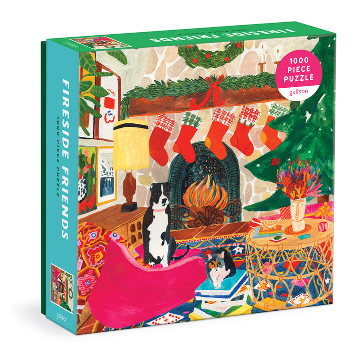 Fireside Friends 1000 Piece Jigsaw Puzzle by Galison