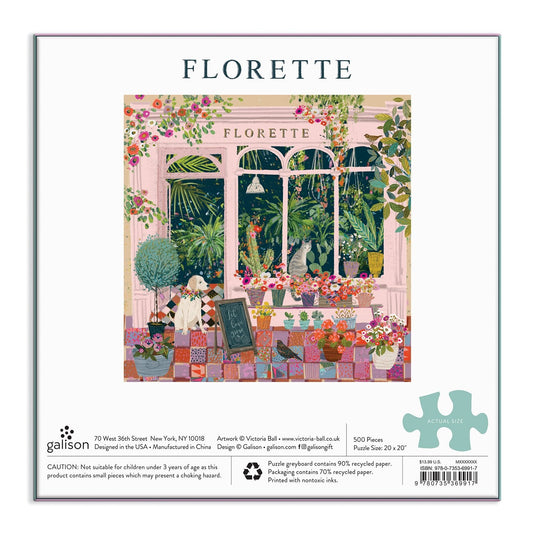 Florette 500 Piece Jigsaw Puzzle by Galison - 6