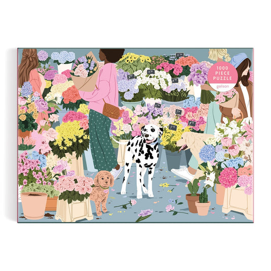 Flower Market 1000 Piece Jigsaw Puzzle by Galison - 2