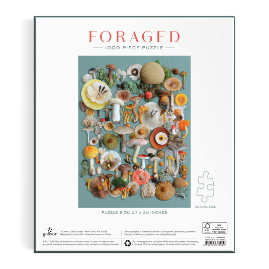 Foraged 1000 Piece Jigsaw Puzzle by Galison - 5