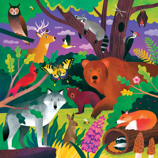 Forest Illuminated 500 Piece Glow in the Dark Puzzle by Galison - 5