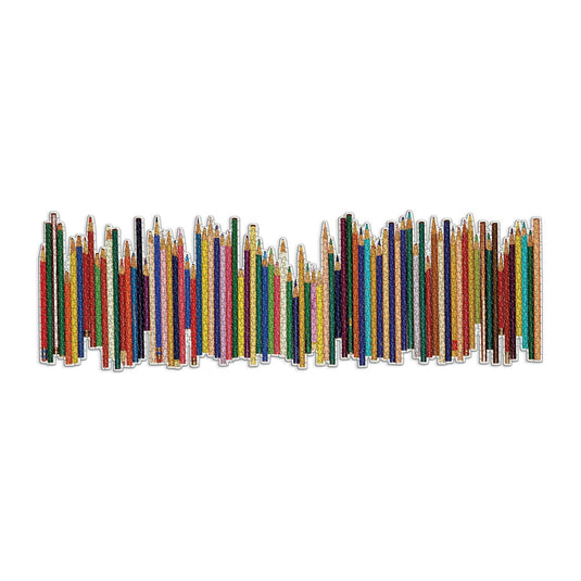 Colored Pencils Shaped 1000 Piece Shaped Jigsaw Puzzle by Galison - 3