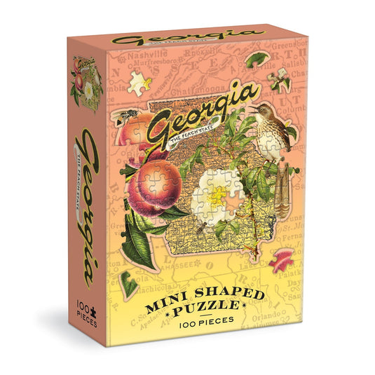 Georgia 100 Piece Shaped Jigsaw Puzzle by Galison - 1