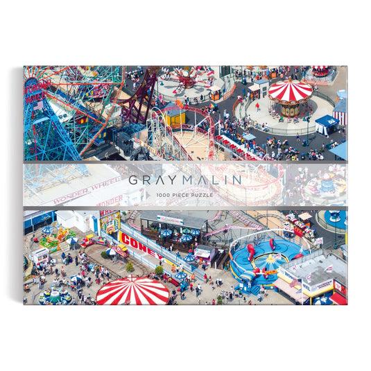 Coney Island 1000 Piece Jigsaw Puzzle by Galison - 2