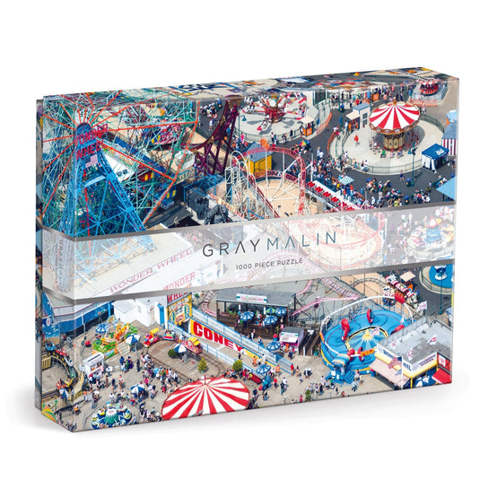 Coney Island 1000 Piece Jigsaw Puzzle by Galison - 1